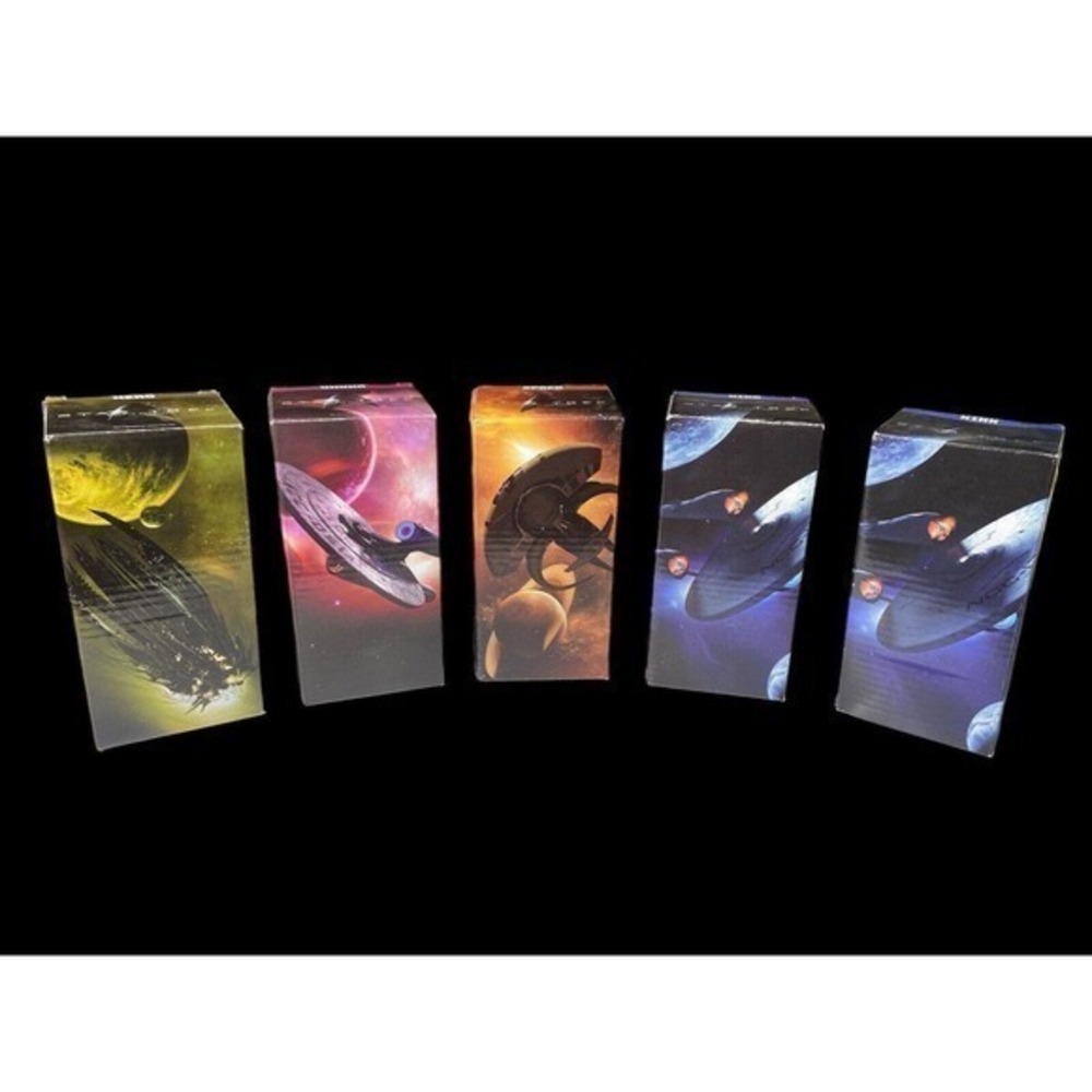 Star Trek BK 2008 Collector‎ Glasses Kirk Spock Nero Uhura Full Set Xtra Spock